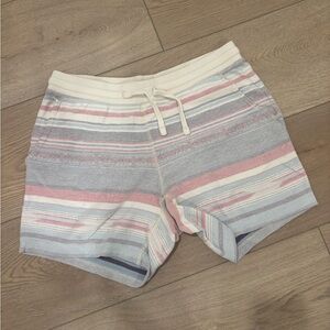 Faherty Striped Shorts - Cream, Blue, Pink